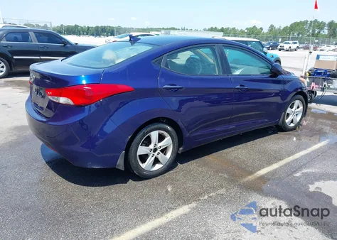 2013 Hyundai Elantra Gls из США, поврежденный, VIN 5NPDH4AE8DH238098